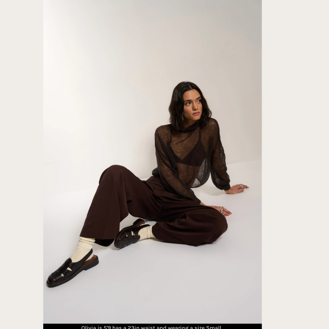 Lina Sheer Pullover