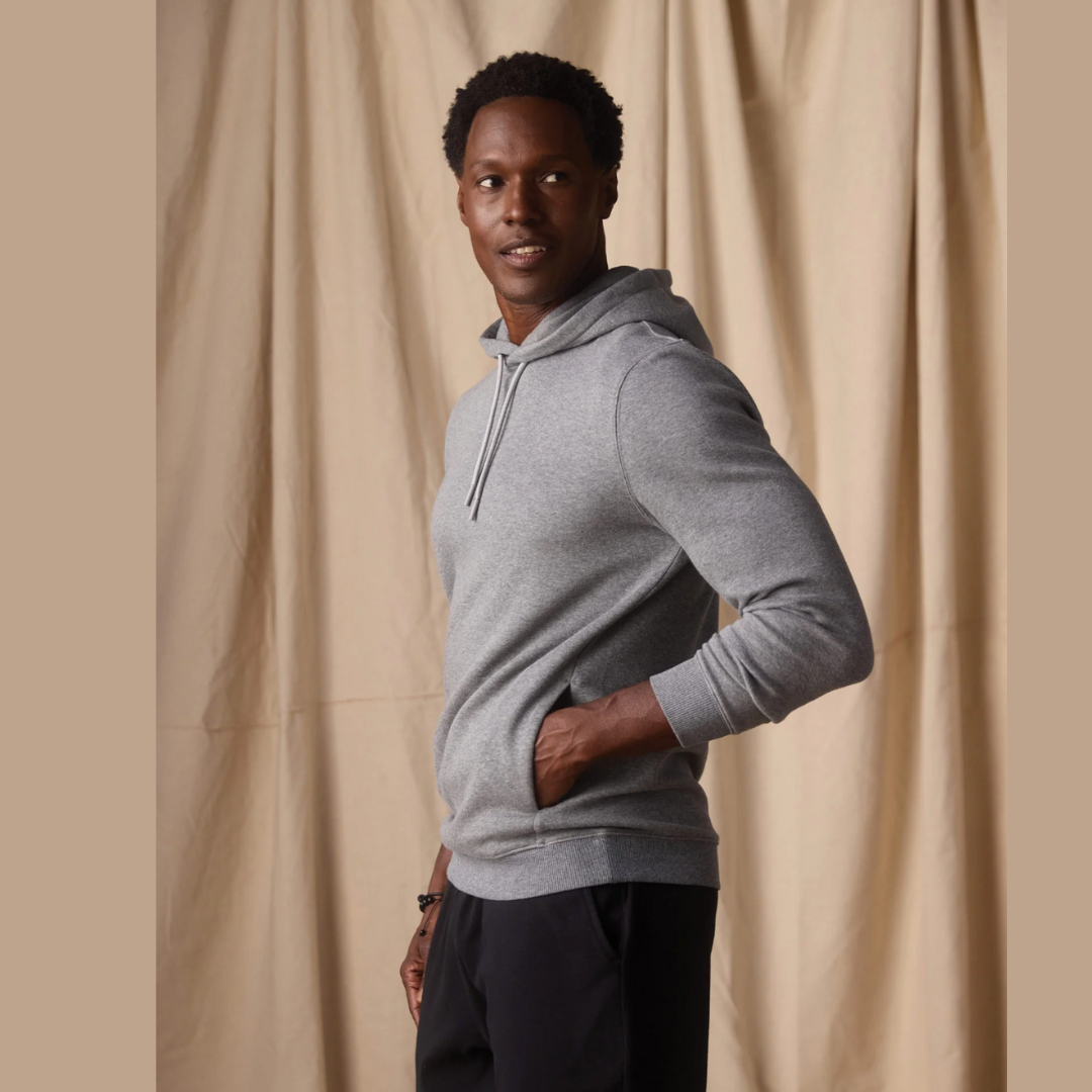 Men’s Fleece Puremeso Hoodie in Athletic Grey
