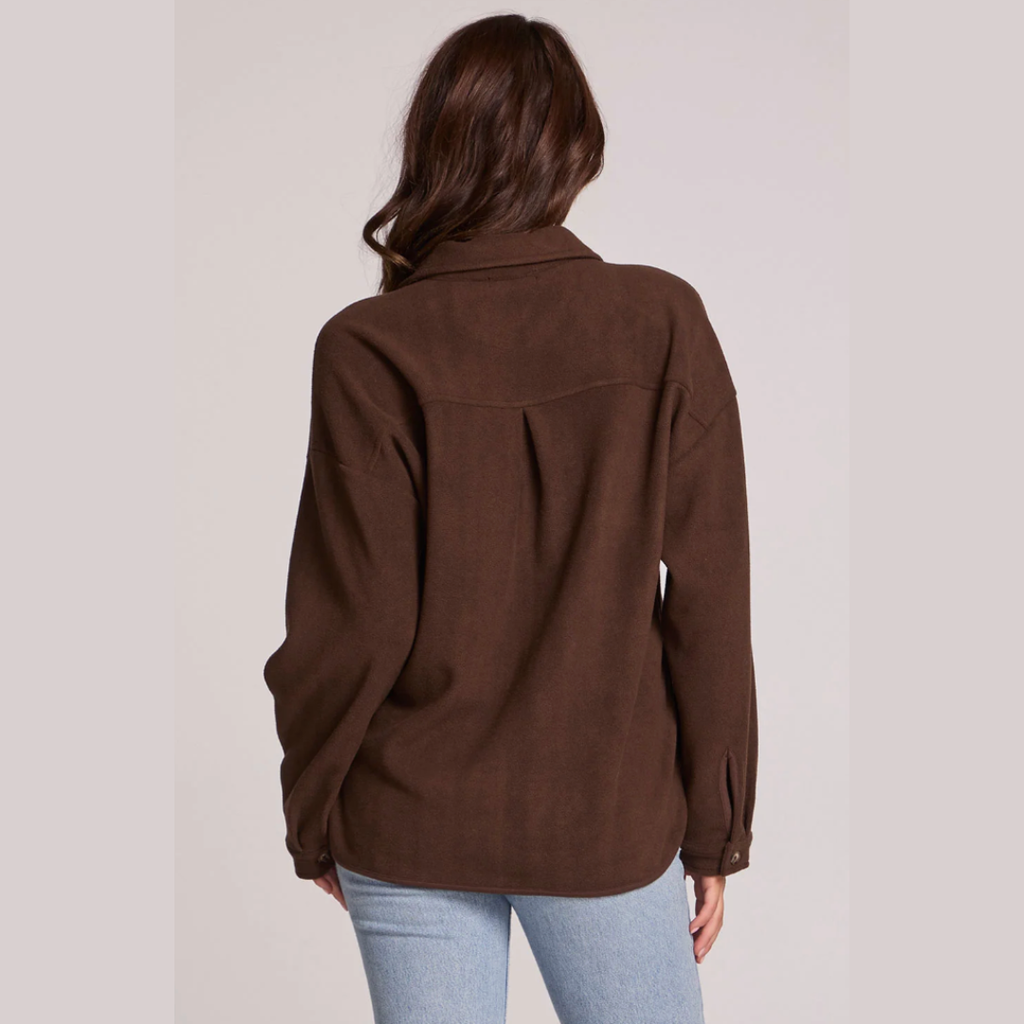 Jaxxon Wood Brown Shacket