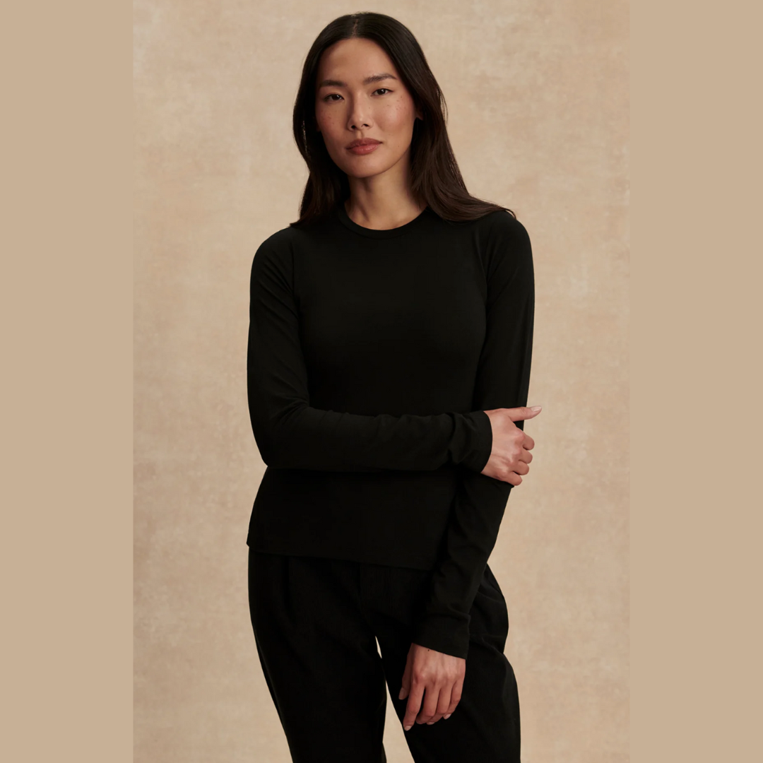 Edna Long Sleeve Fitted Tee