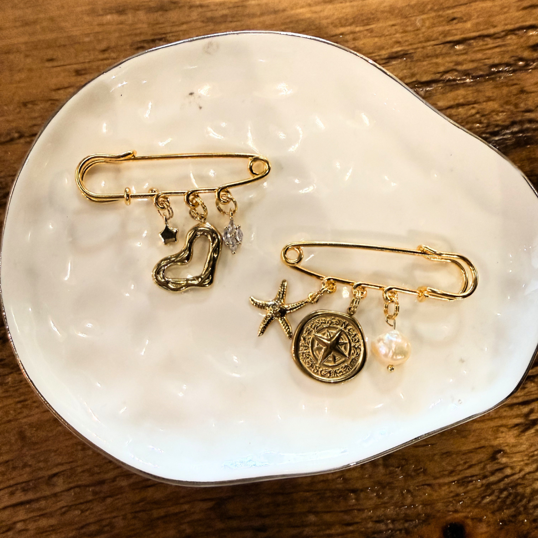 Safety Pin Charm Accessory