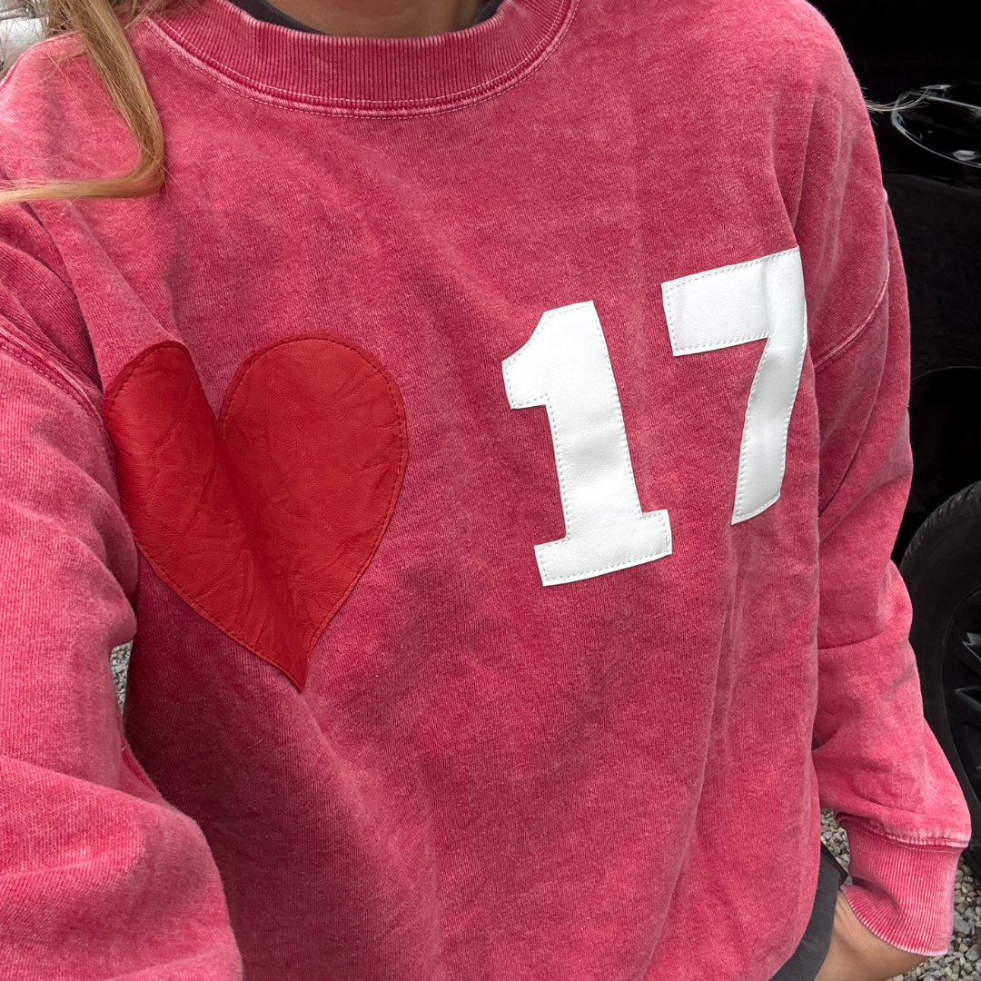 [Heart] 17 Vintage Wash Crew