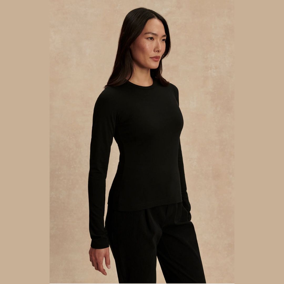 Edna Long Sleeve Fitted Tee
