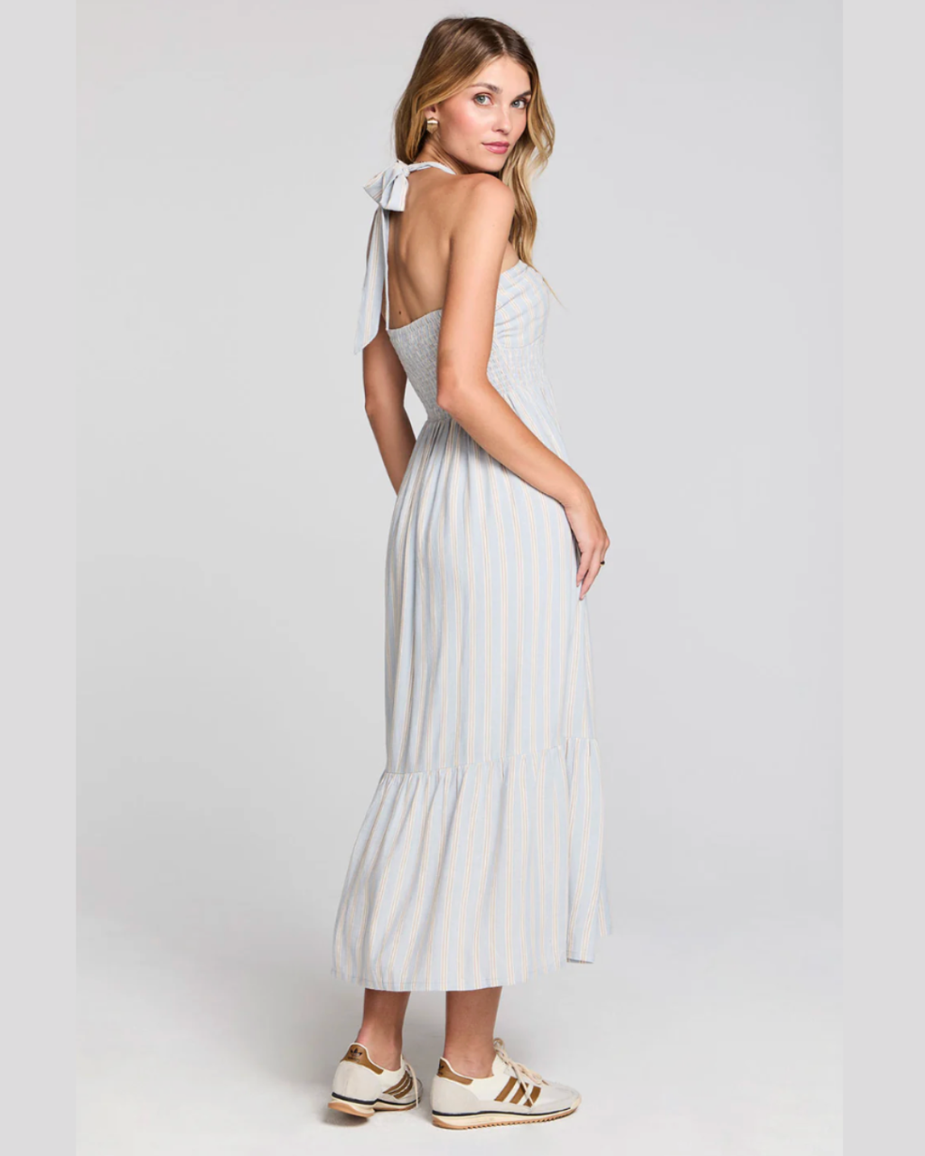 Maesyn Capri Blue Midi Dress