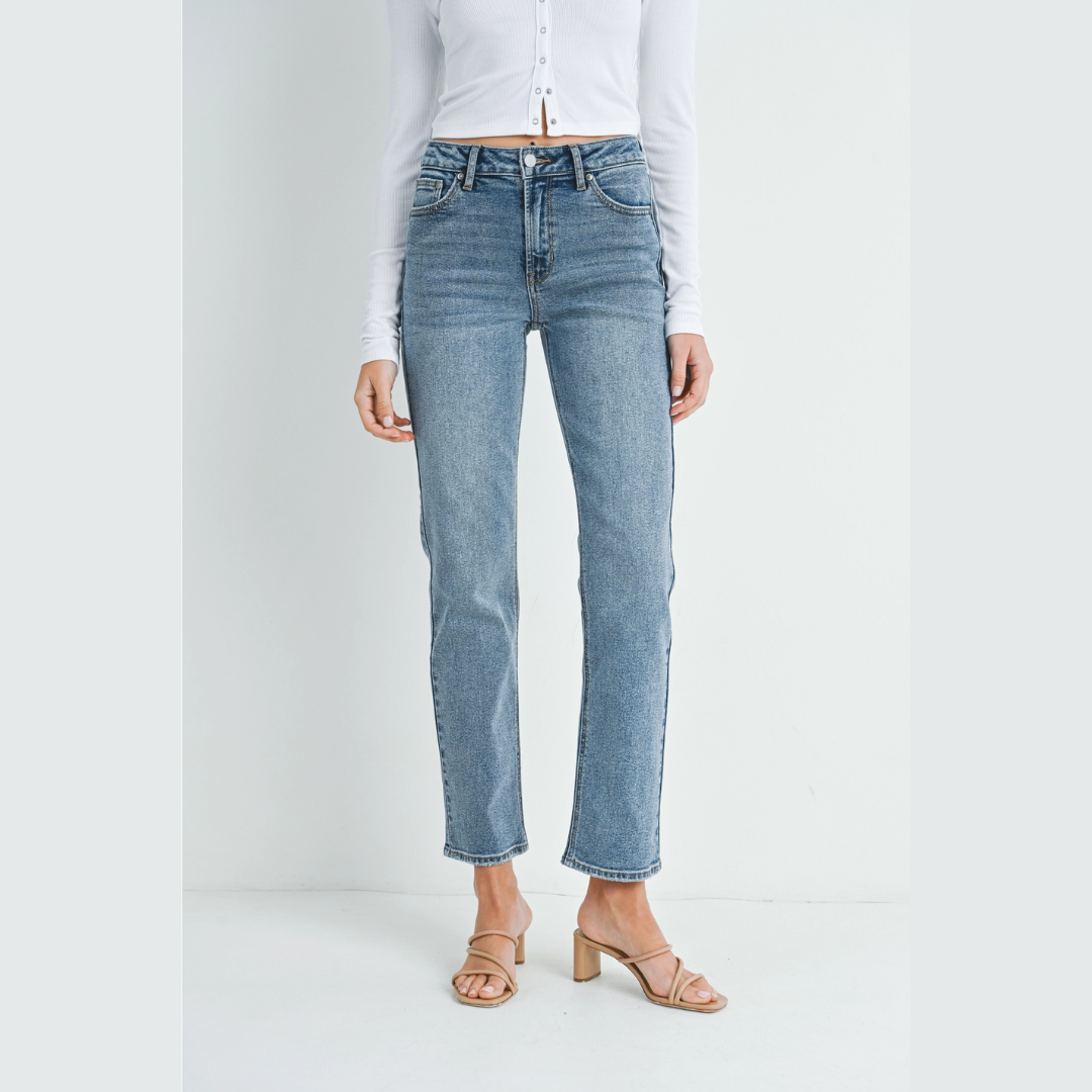 The Gretchen - Clean Stretch High Rise Denim