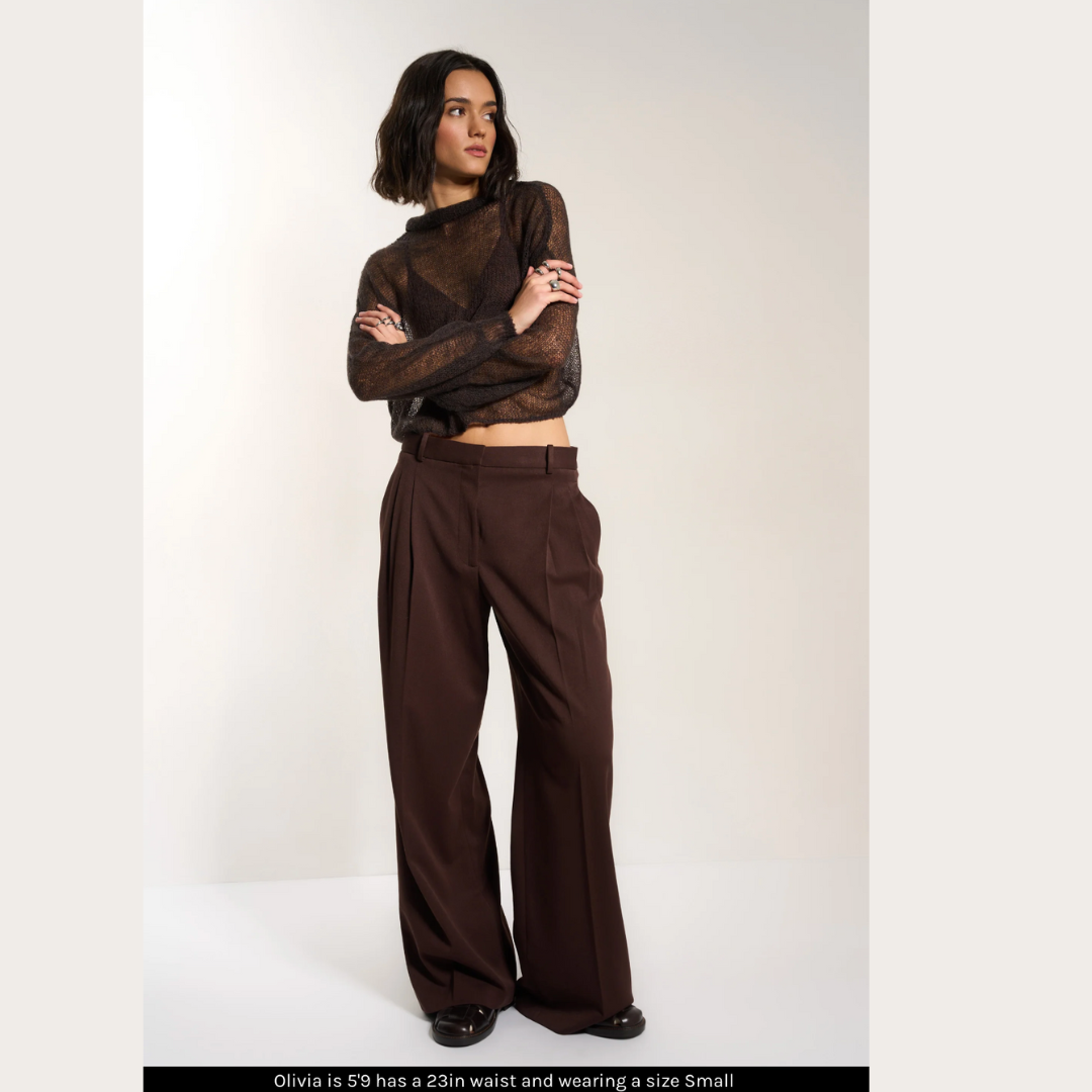 Lina Sheer Pullover