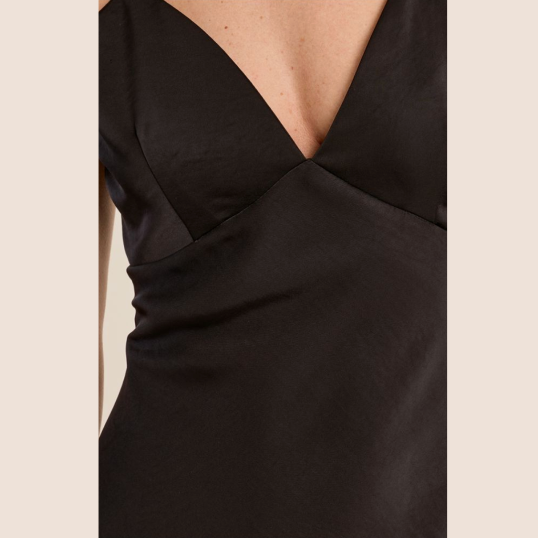 Long Satin Dress