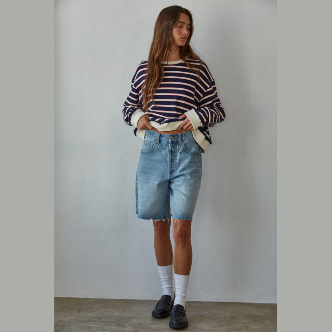 Coastal Everyday Striped Pullover
