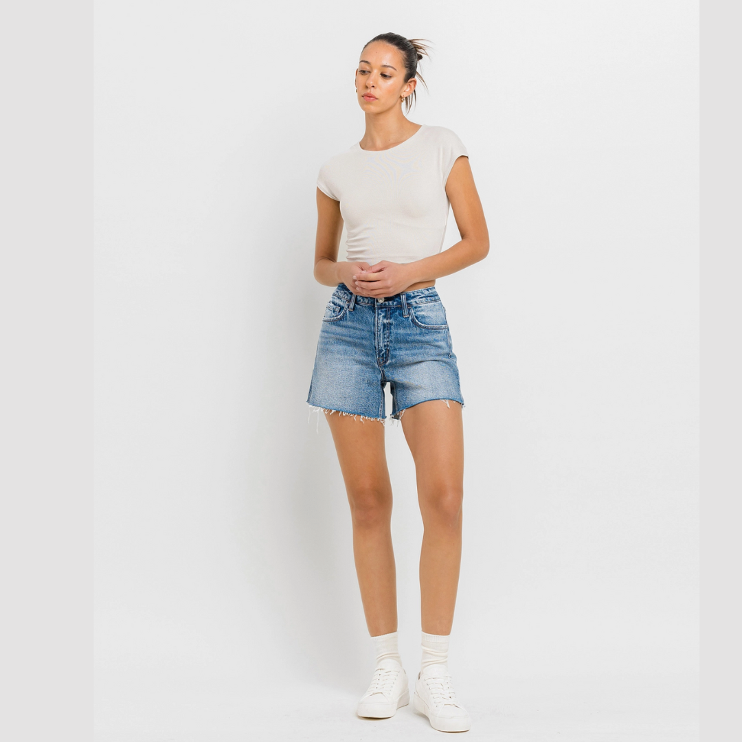 The Rebecca High Rise Clean Cut A Line Short