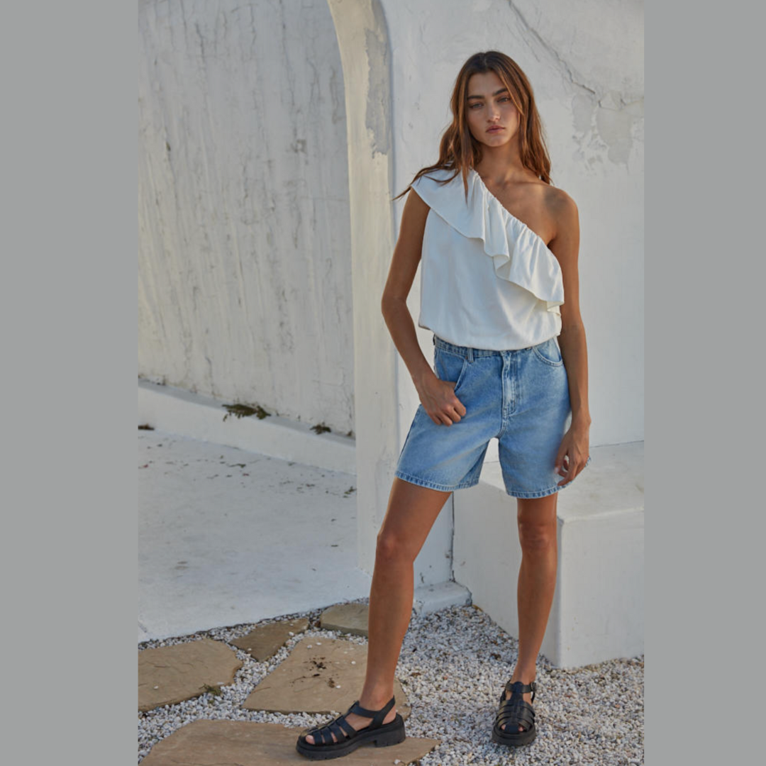Terre Ruffle Top