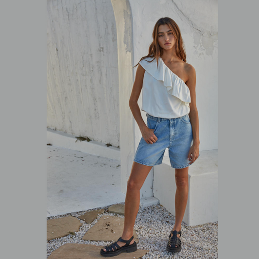 Terre Ruffle Top