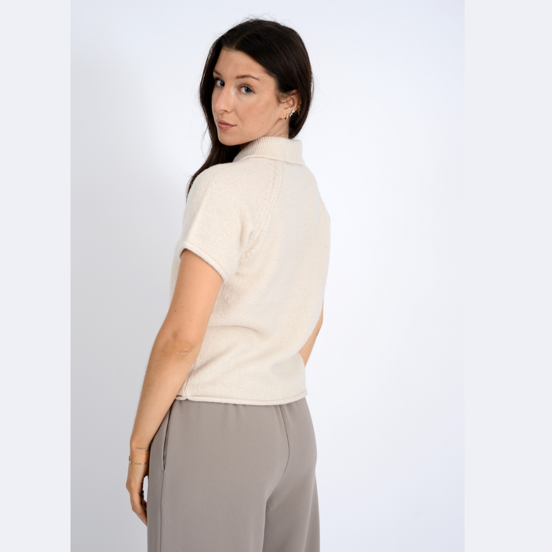 Gertrud Short Raglan Sleeve Polo