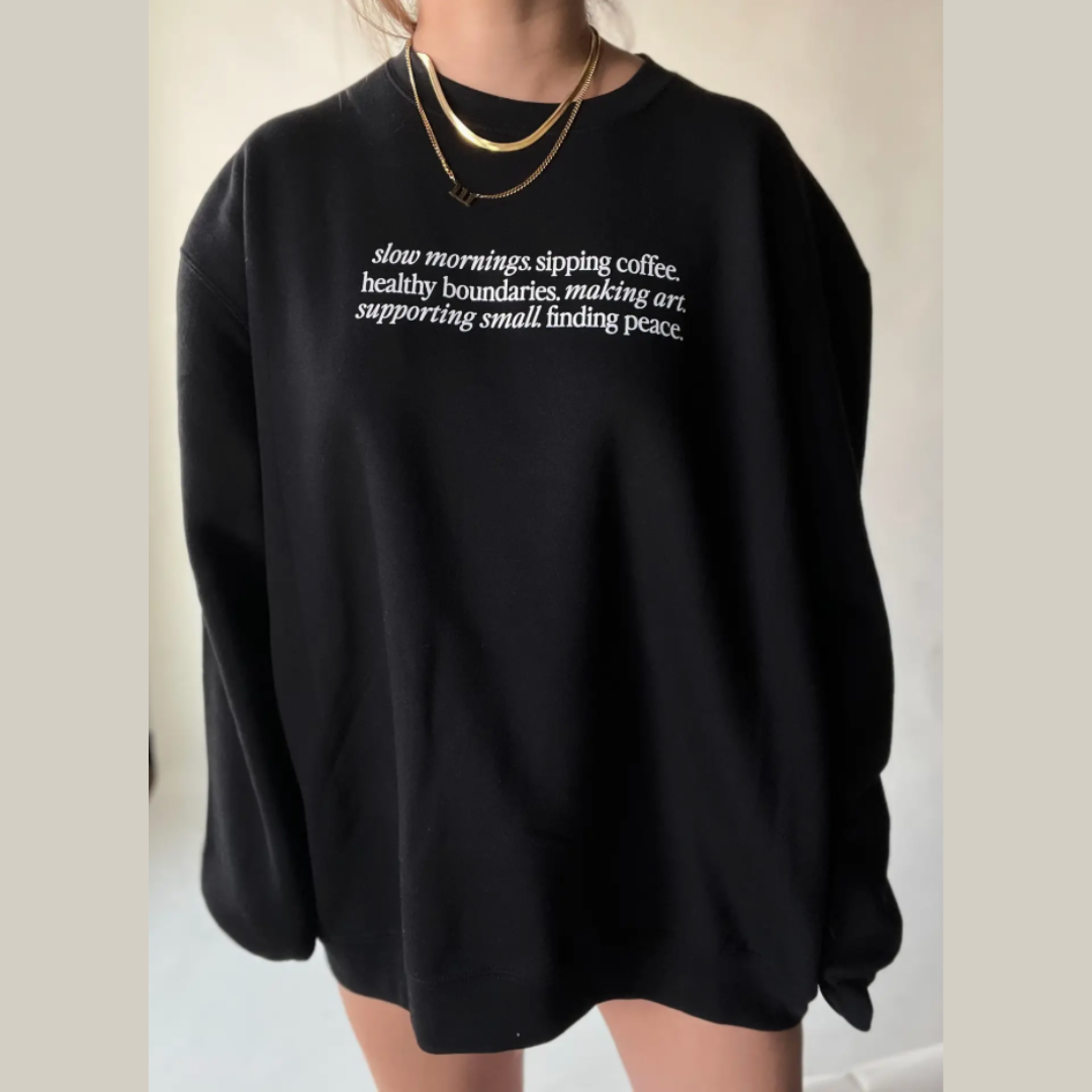 Slow Morning Crew Sweatshirt