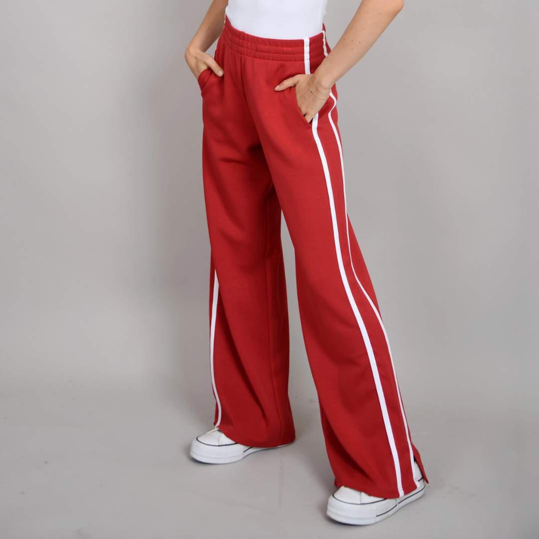 Valencia Soft Knit Crimson Pant