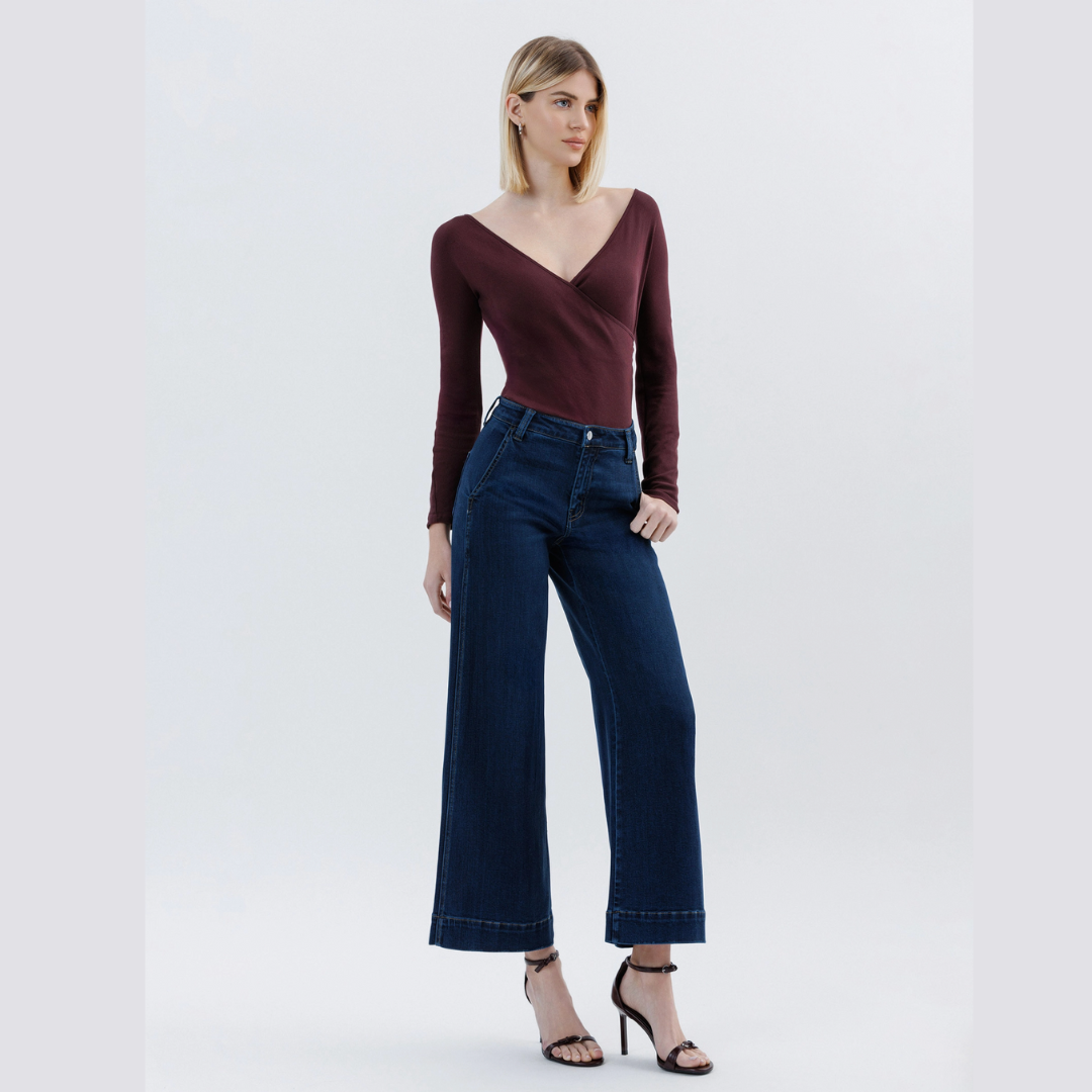 The Wes High Rise Wide Leg (28")
