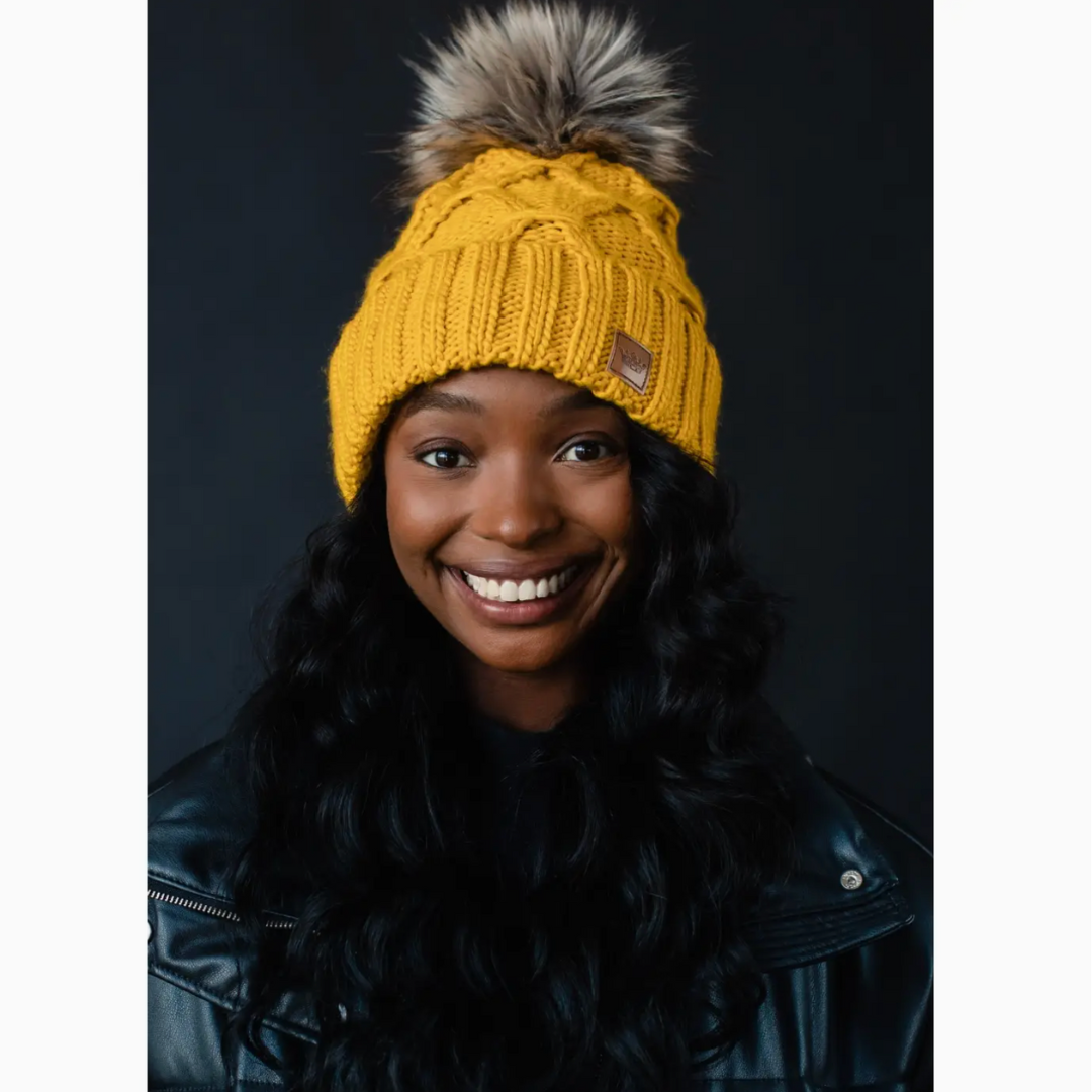Winter Pom Hats