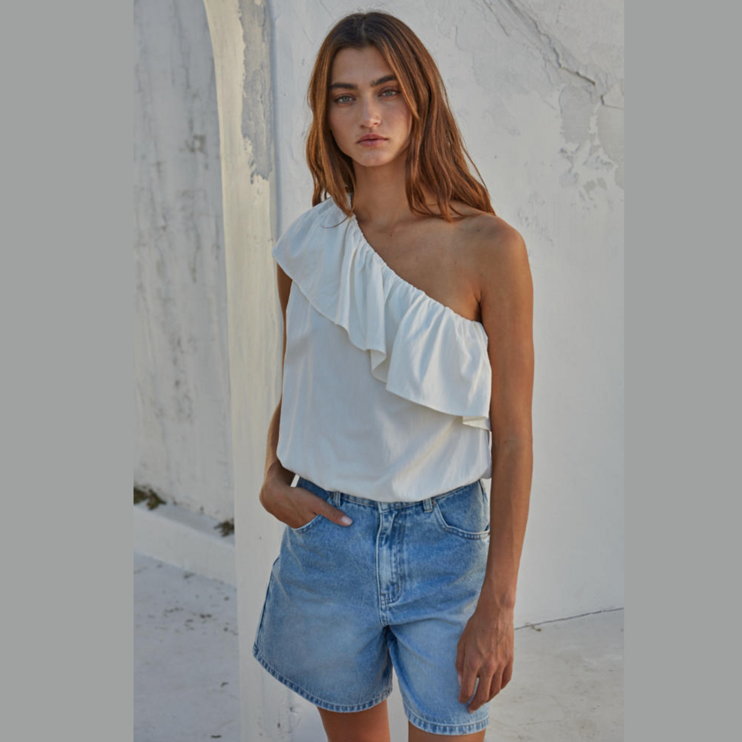 Terre Ruffle Top