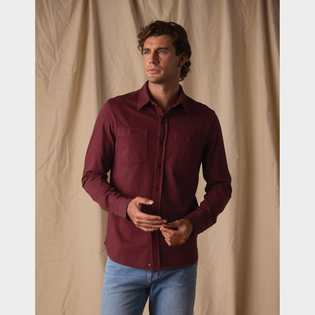 Lennox Jersey Button Up