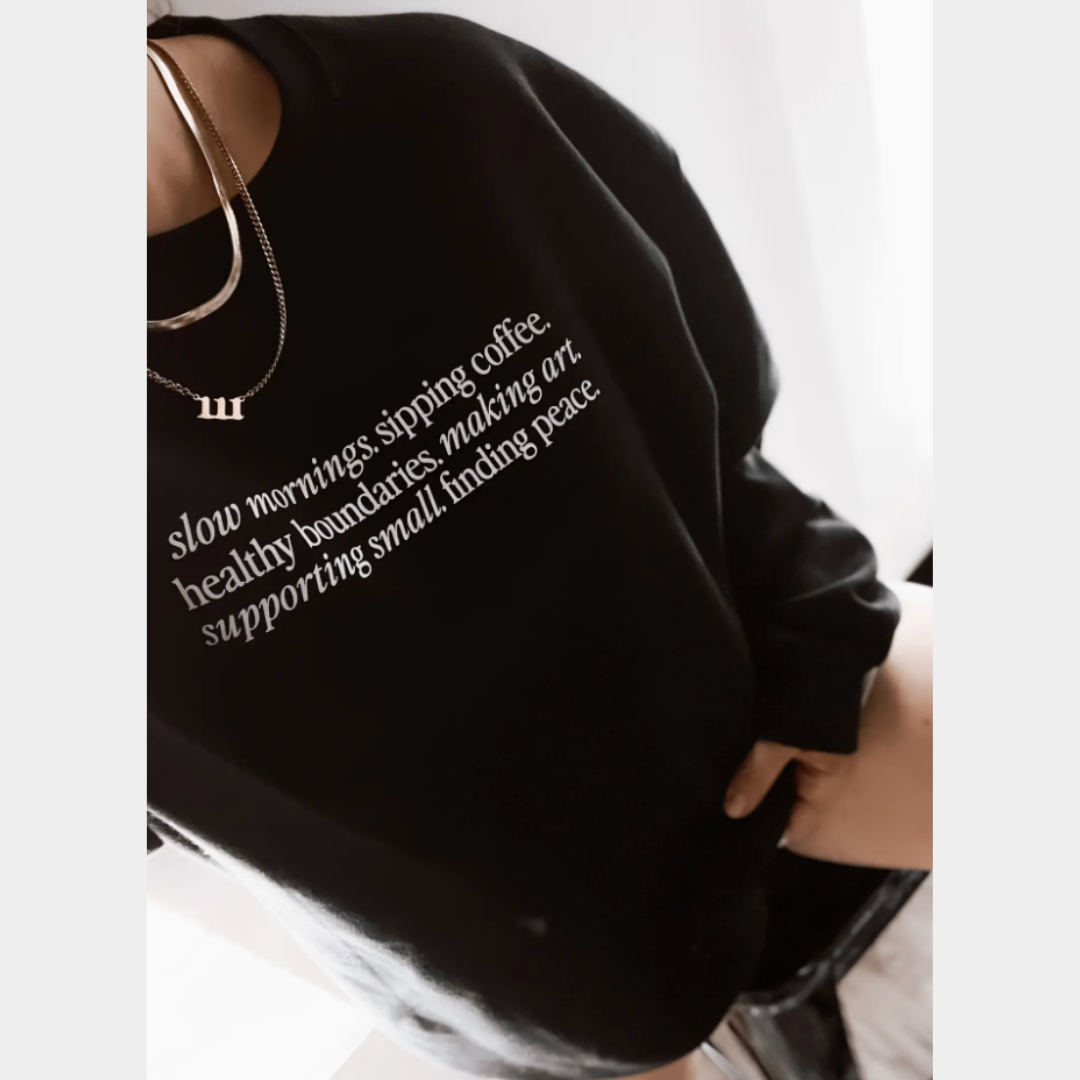 Slow Morning Crew Sweatshirt