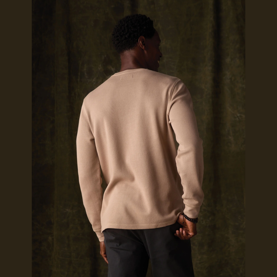 Vintage Thermal Crew in Mink