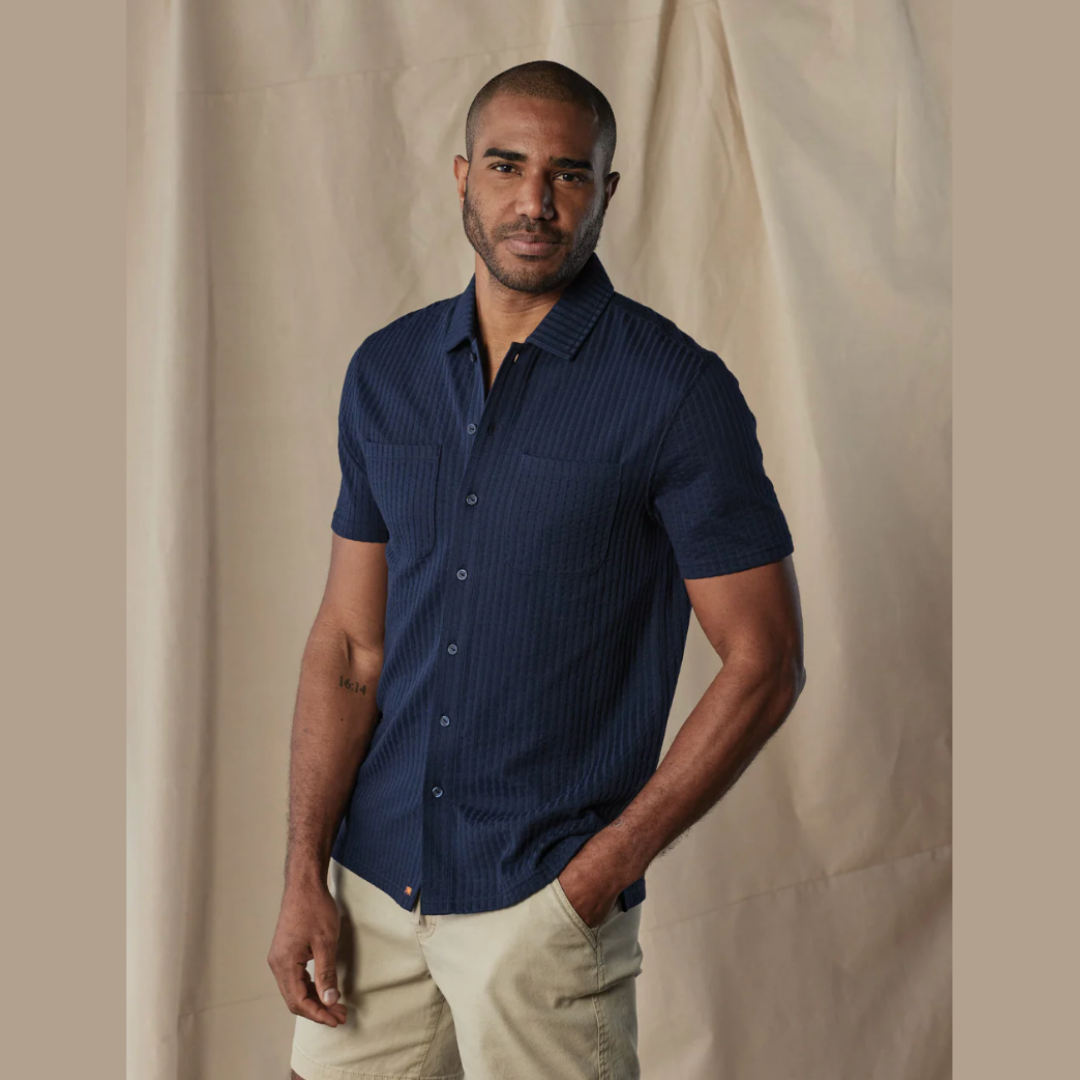 Knit Getaway Button Up