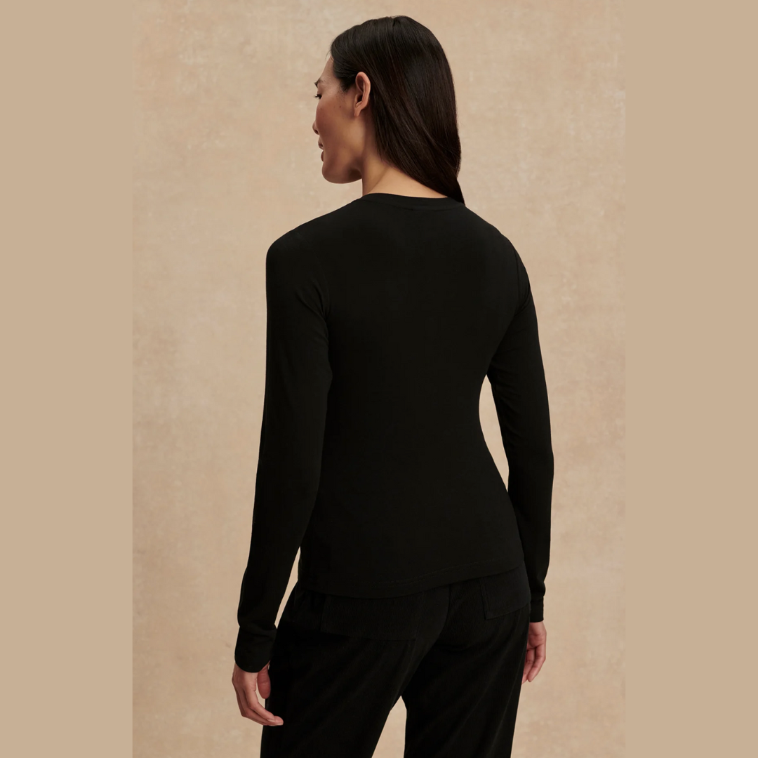Edna Long Sleeve Fitted Tee