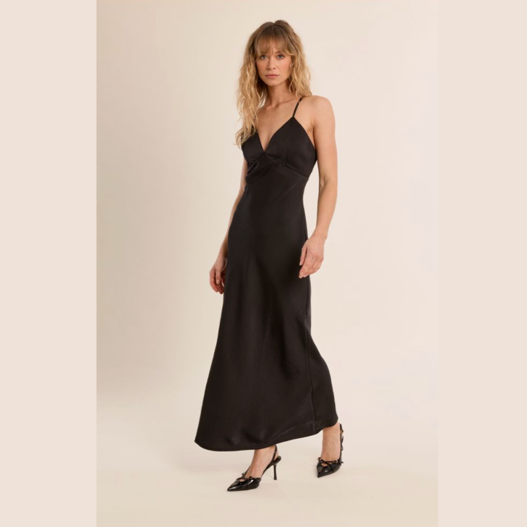 Long Satin Dress