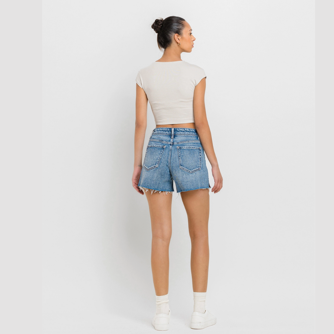 The Rebecca High Rise Clean Cut A Line Short