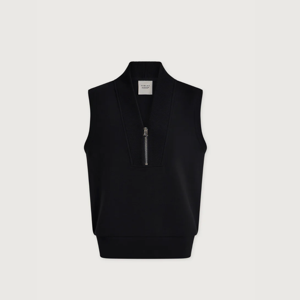 Beau Sleeveless Half-Zip Sweat