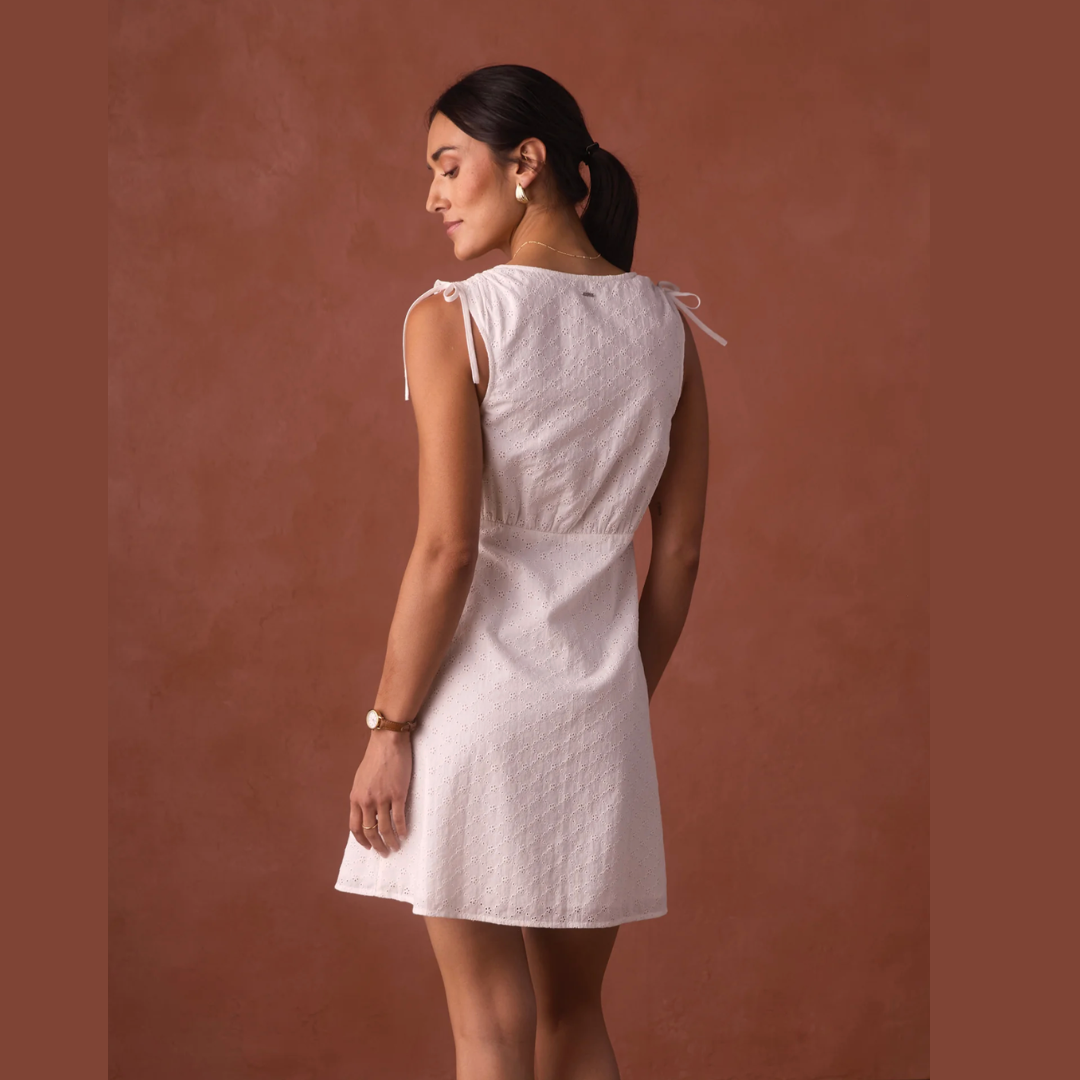 Eyelet Camille Dress