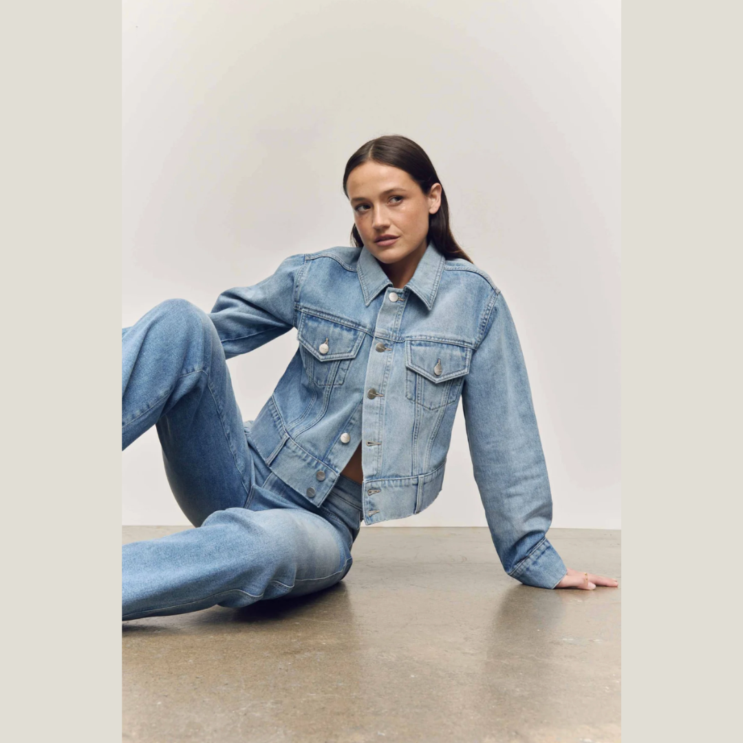 KBP - Denim Cropped Jacket