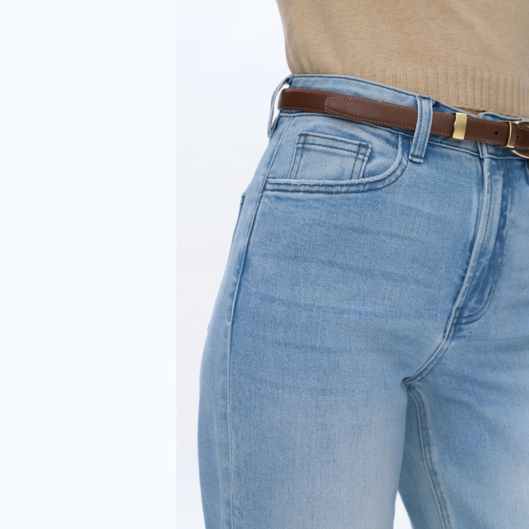 The Lyssa High Rise Wide Leg Comfort Denim