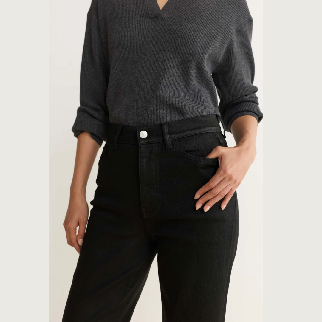 ASE Stretch in Coated Noir