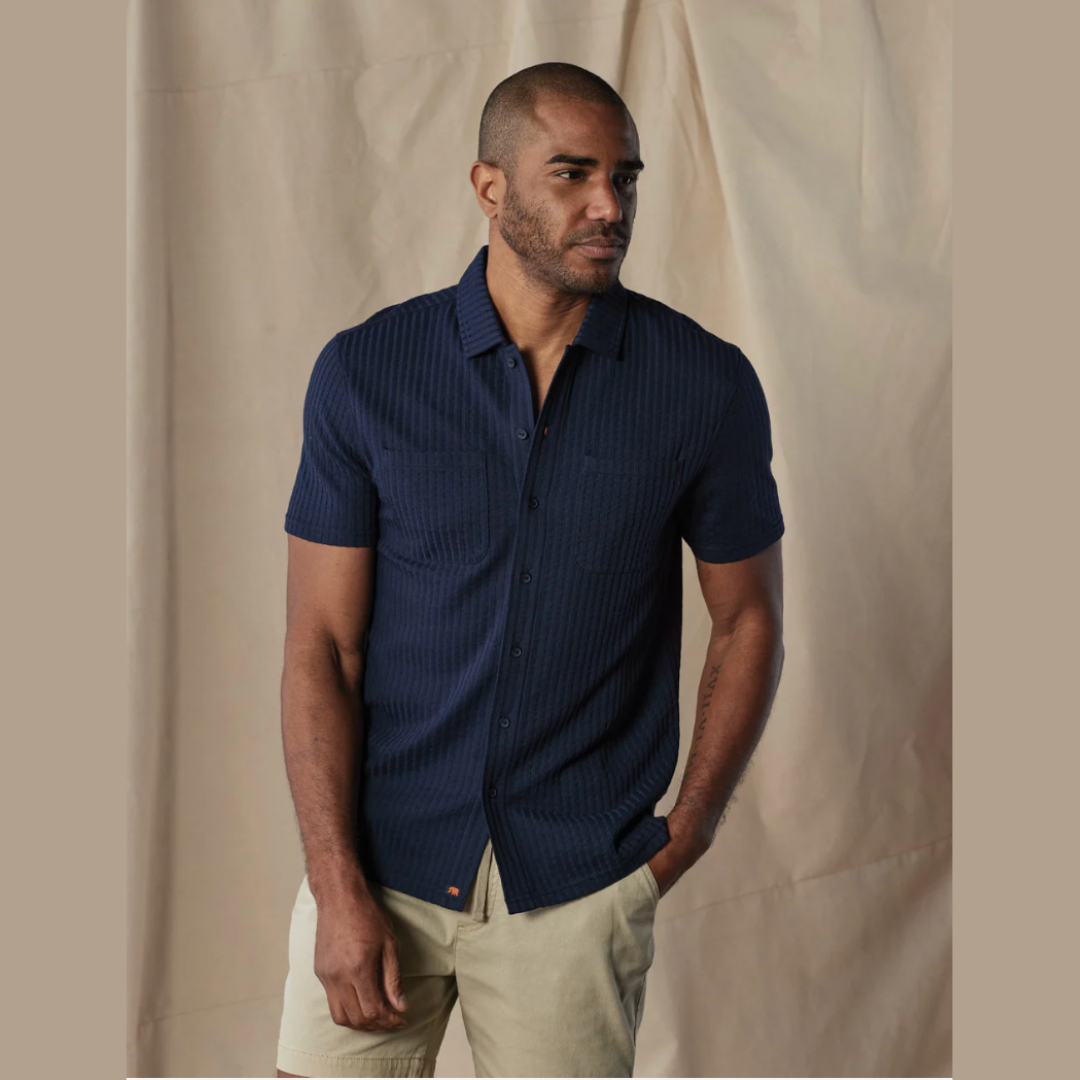 Knit Getaway Button Up
