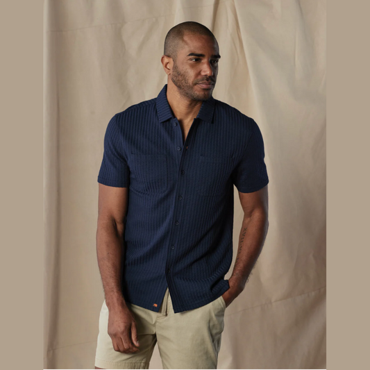 Knit Getaway Button Up