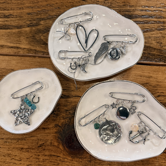 Safety Pin Charm Accessory