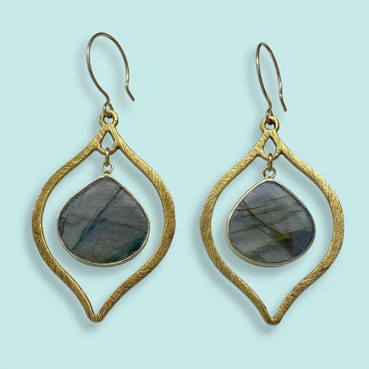 Labradorite Drop Earrings