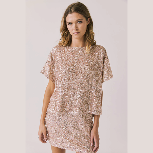 Davis Bronze Brown Tee