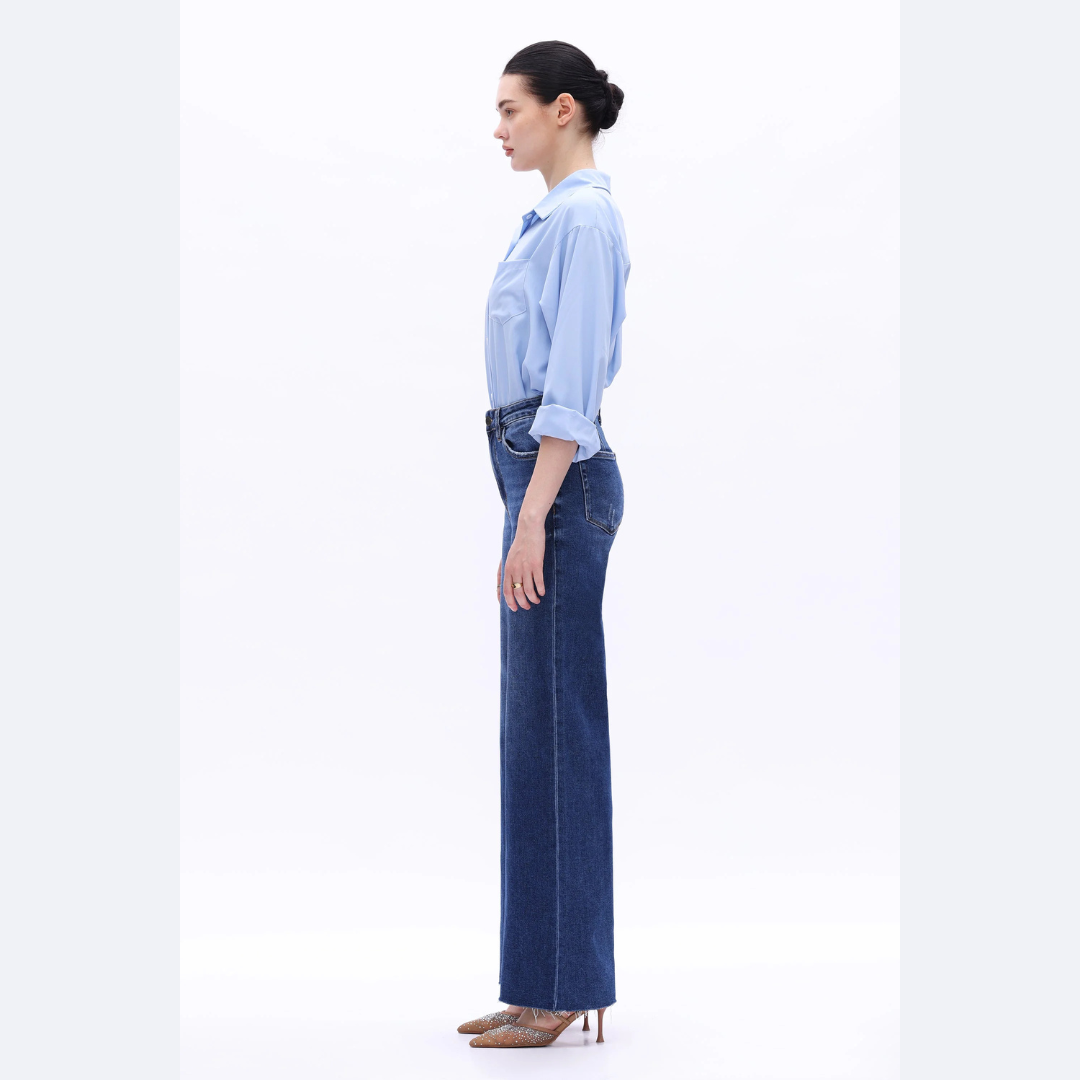 The Lyssa High Rise Wide Leg Comfort Denim