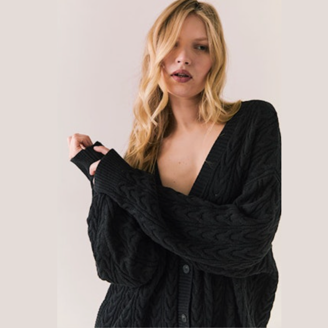 Pierre Cableknit Cardigan (part of set)