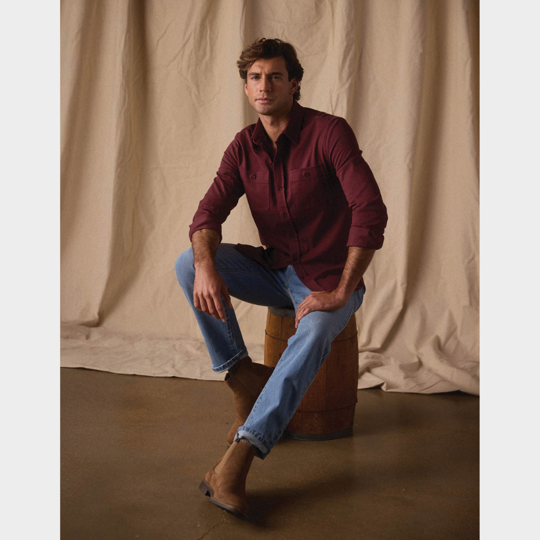 Lennox Jersey Button Up