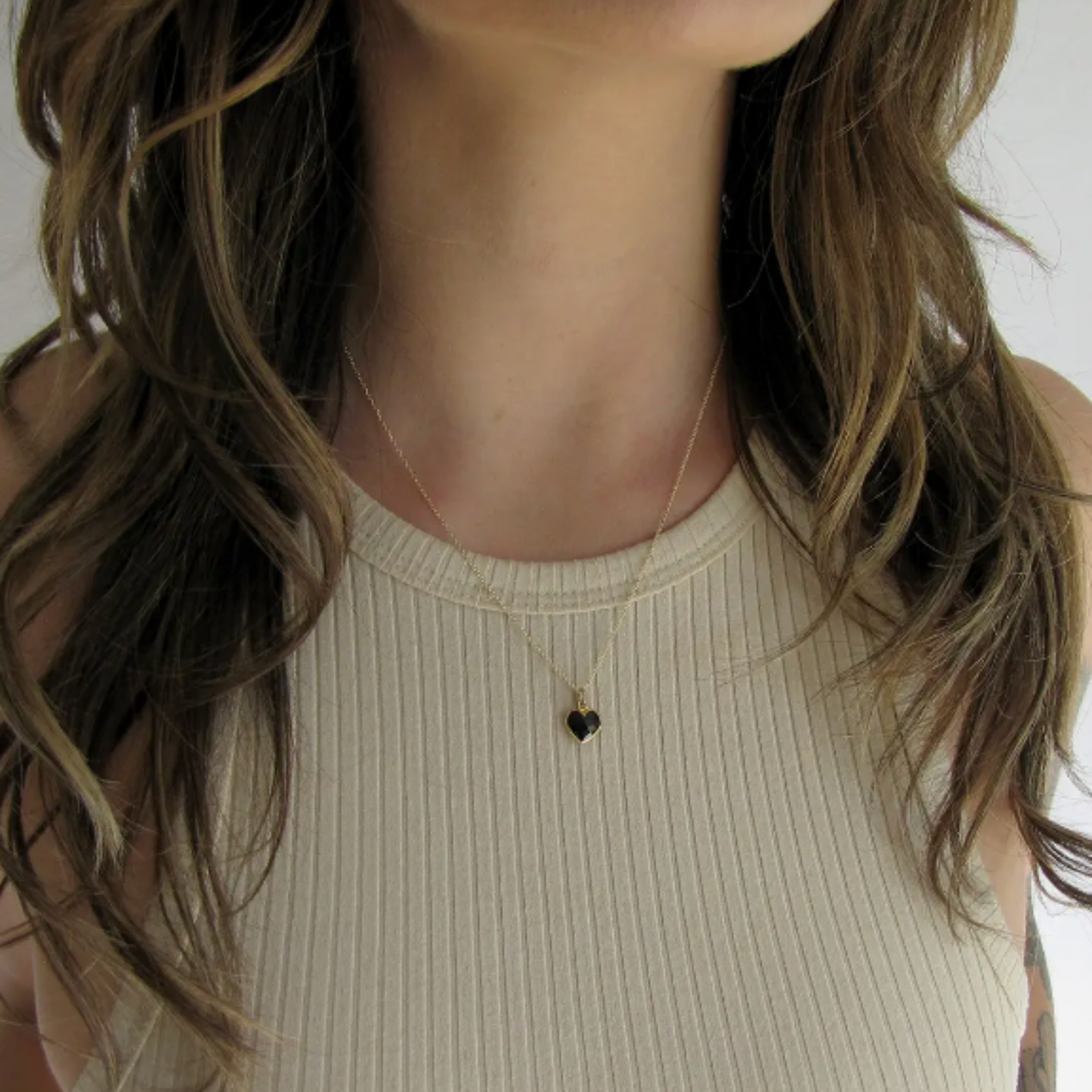 Heart of Stone Onyx Necklace