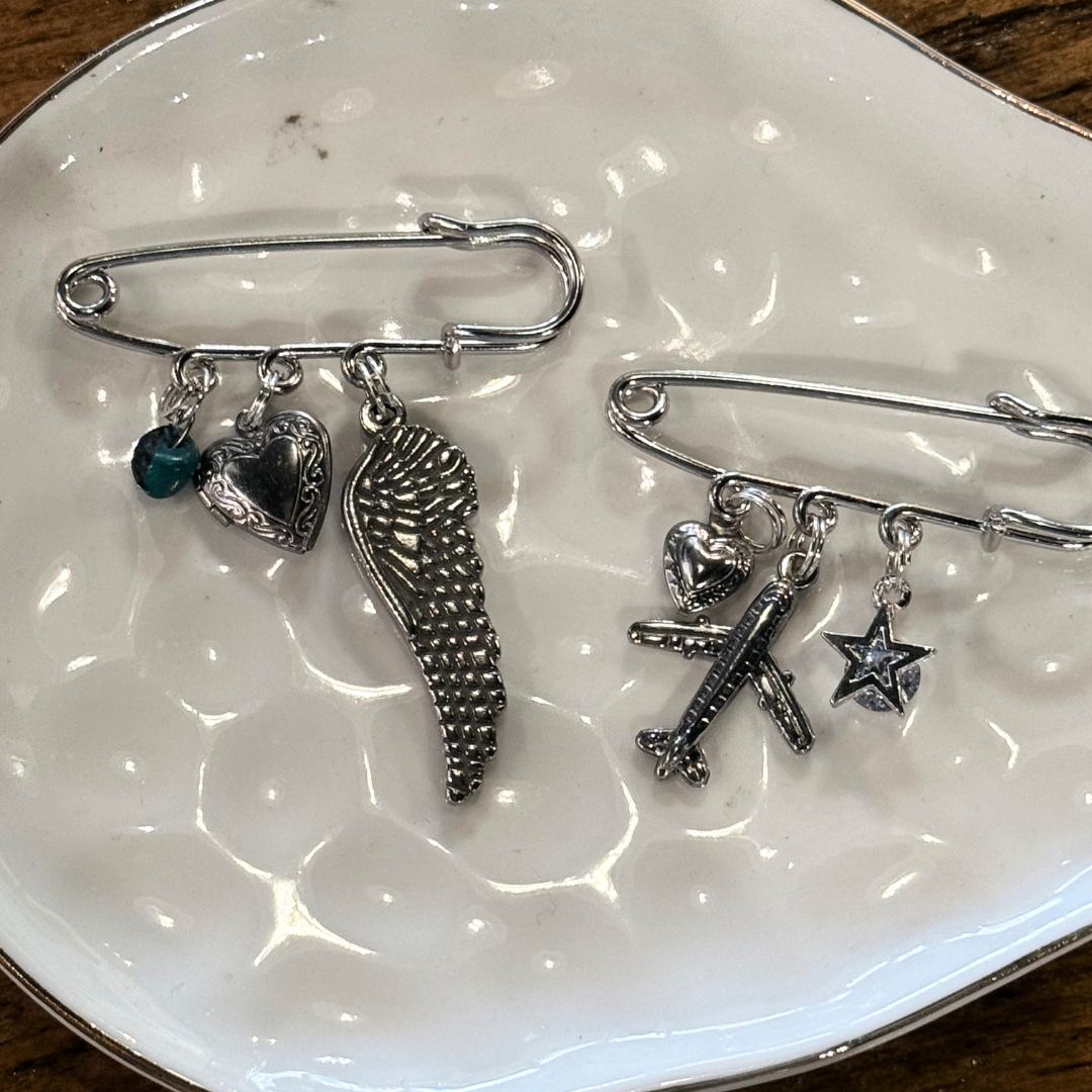 Safety Pin Charm Accessory