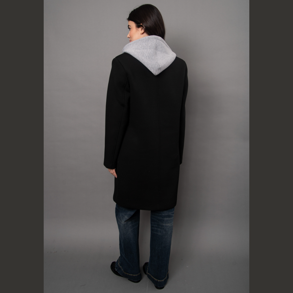 Despina Long Coat with Removeable Hood