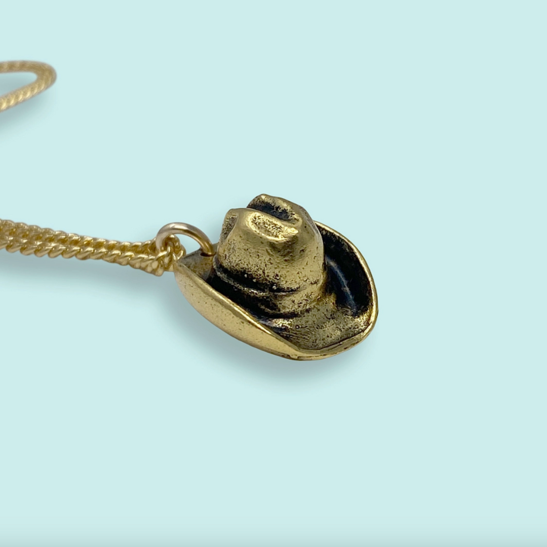 Cowgirl Hat Necklace