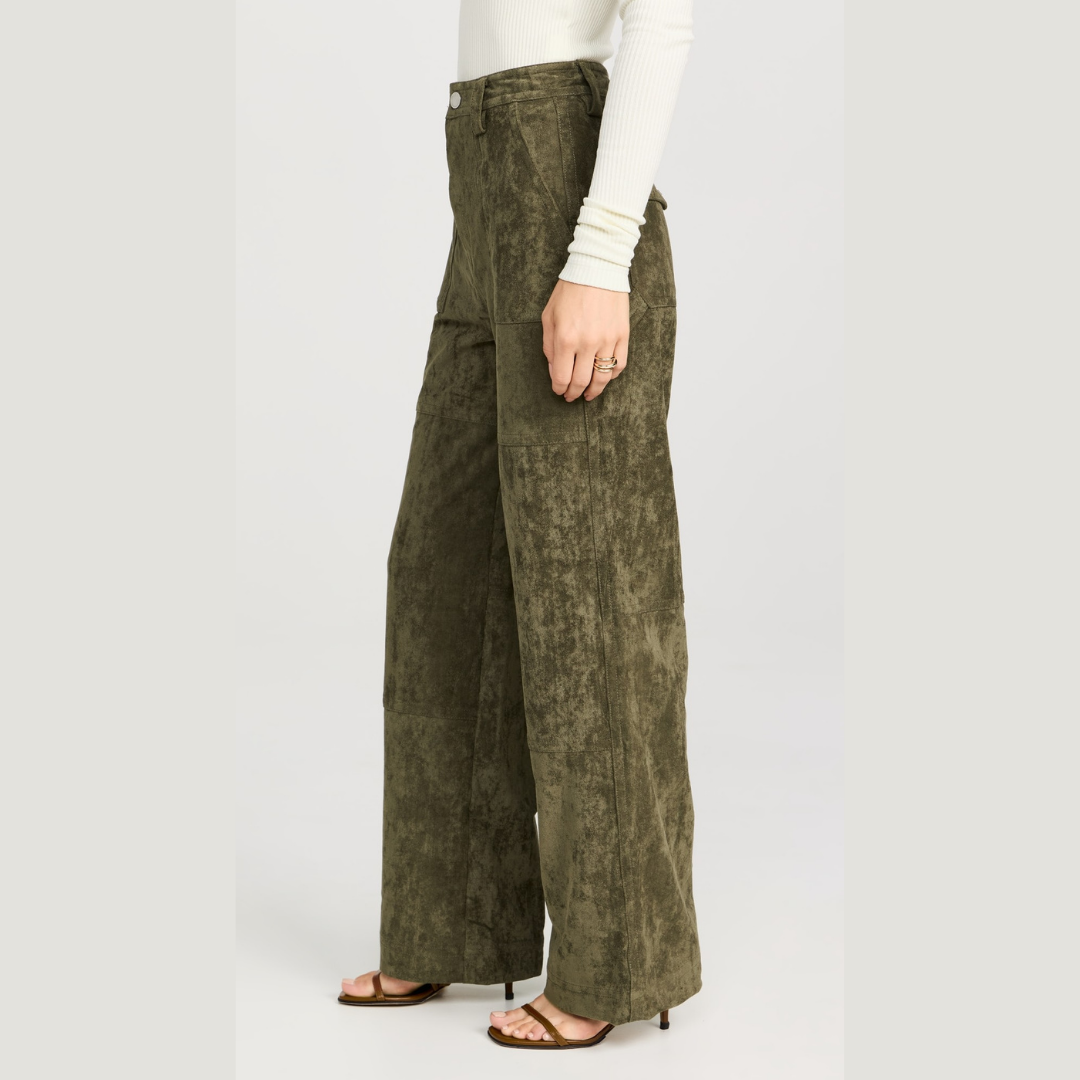 Take a Hike Faux Suede with Stretch