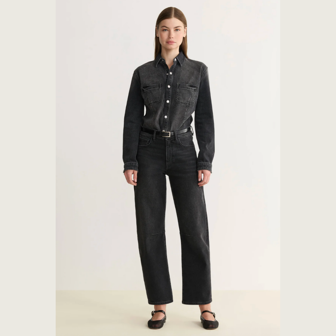 BNA - Saturday Night Soft Curve Barrel Jeans