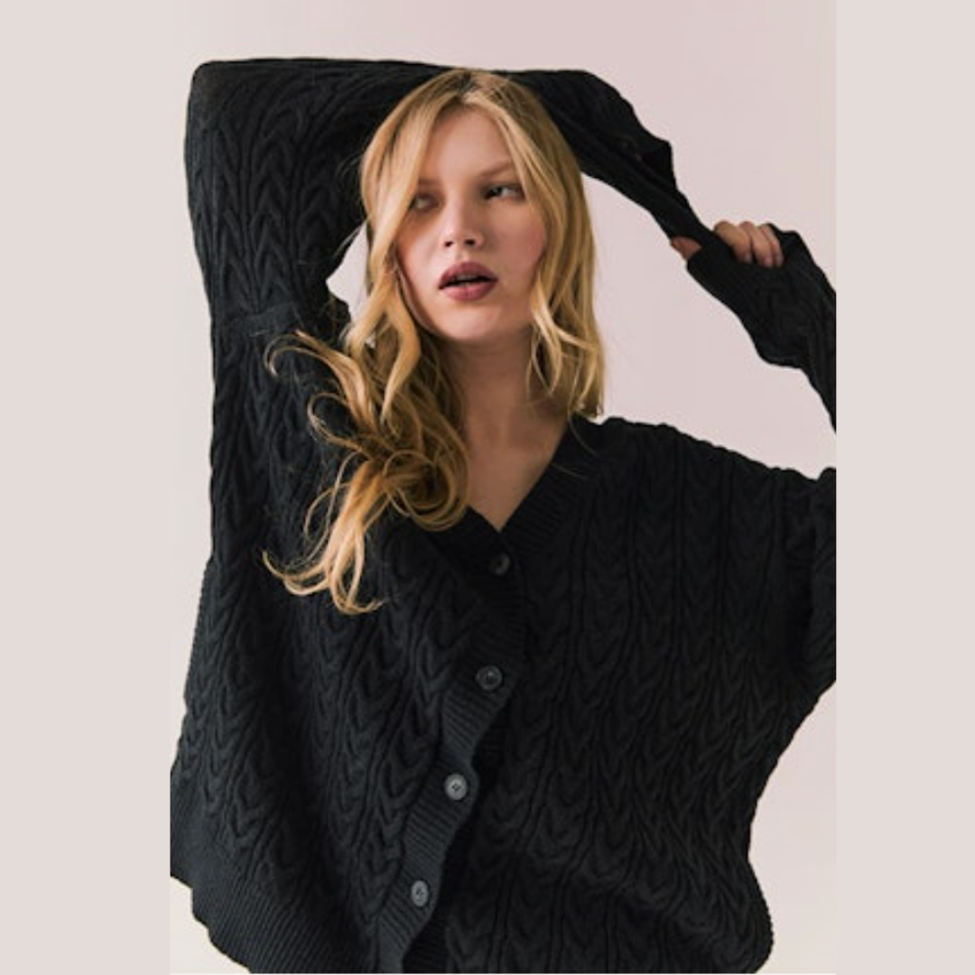 Pierre Cableknit Cardigan (part of set)