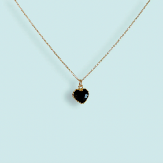 Heart of Stone Onyx Necklace