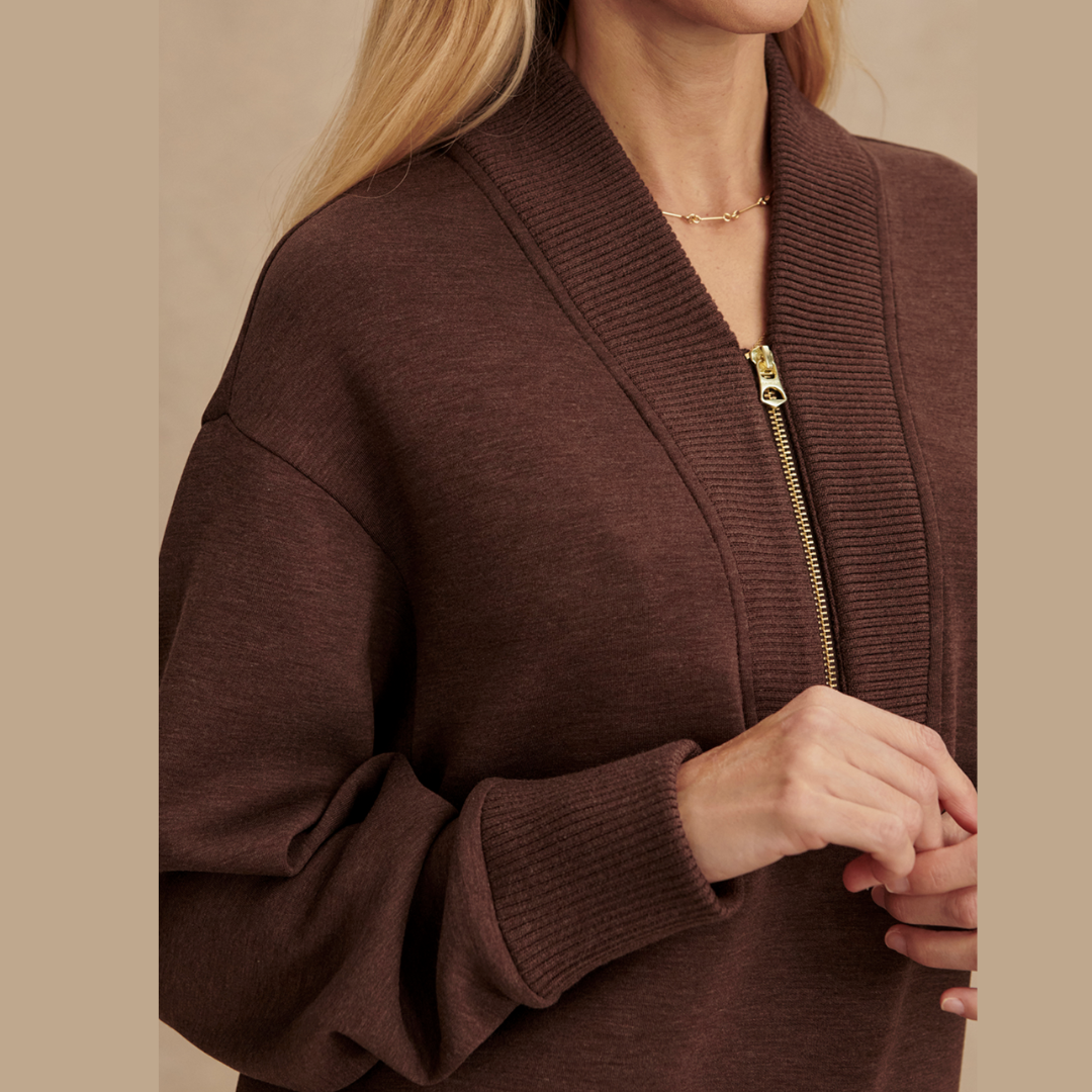 Sally Half Zip Sweat